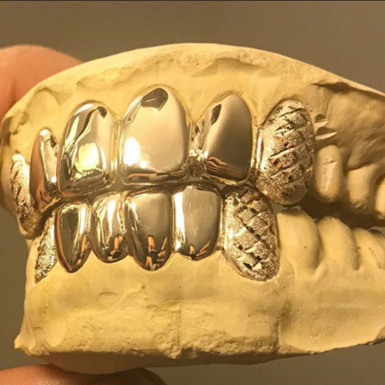 10K SOLID GOLD 6 TOP & 6 BOTTOM - Gold Teeth Master